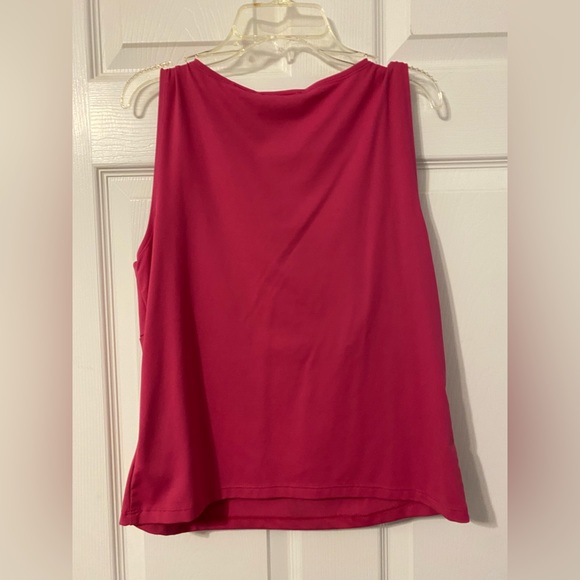 Worthington stretch LARGE PINK BLOUSE - Picture 2 of 2